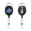Thumbnail image for  Black Oval Retractable Badge Holder w/Clip