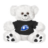 Thumbnail image for  Plush Big Paw 8 1/2 inch White Bear w/Black Shirt