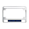 Thumbnail image for  Metal Motorcycle License Plate Frame in Chrome