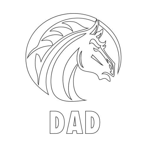  Dad Decal - Dad