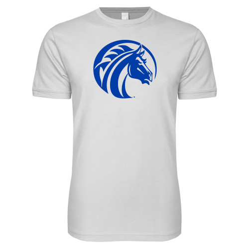  Next Level White SoftStyle T Shirt - Bronco