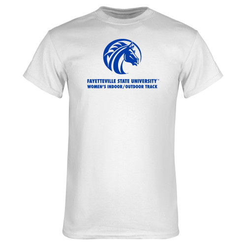  White T Shirt - FSU Womens Indoor Outdoor Track