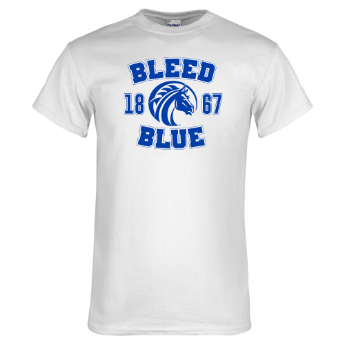  White T Shirt - Bleed Blue 1867