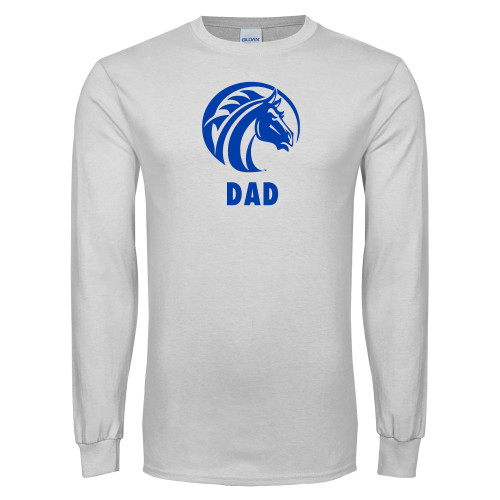  White Long Sleeve T Shirt - Dad