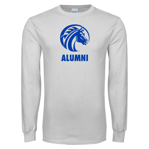  White Long Sleeve T Shirt - Alumni