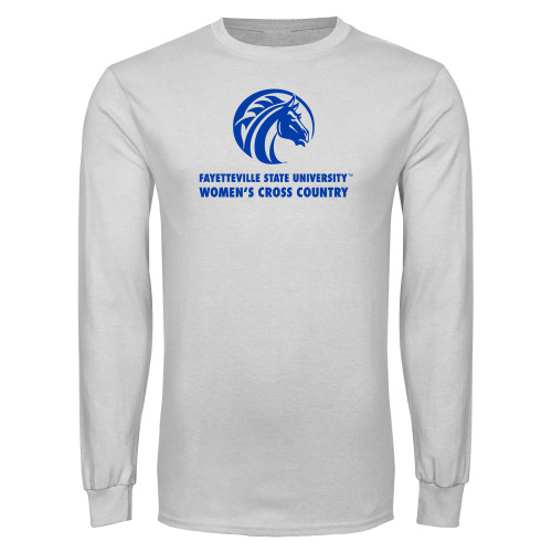  White Long Sleeve T Shirt - FSU Womens Cross Country