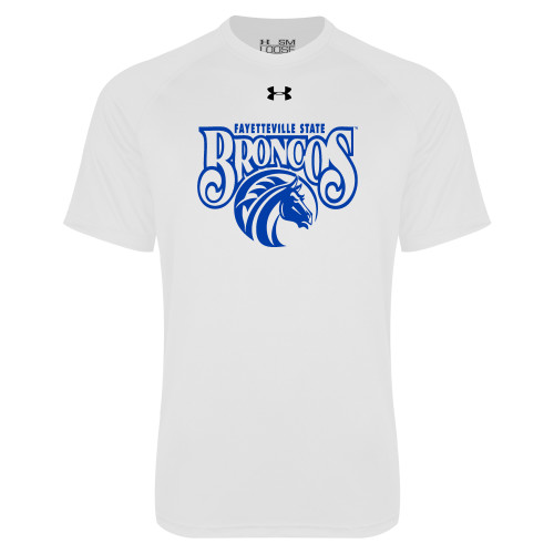  Under Armour White Tech Tee - Official Logo