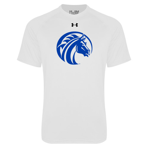  Under Armour White Tech Tee - Bronco