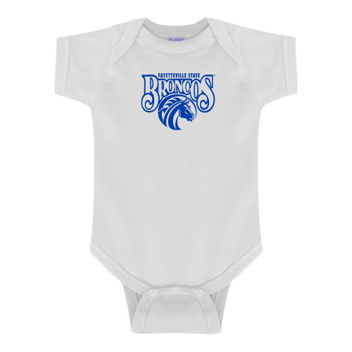  White Infant Onesie - Official Logo