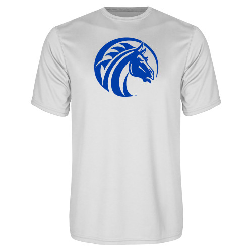  White Performance Tee - Bronco