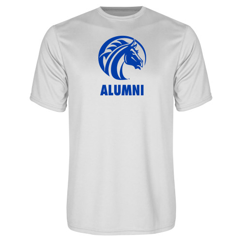 White Performance Tee - Alumni