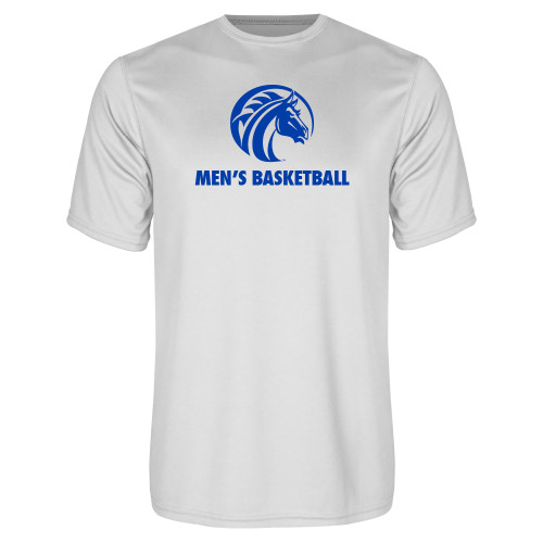  White Performance Tee - Mens Basketball