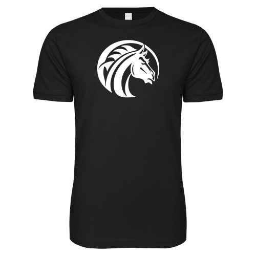  Next Level Black SoftStyle T Shirt - Bronco