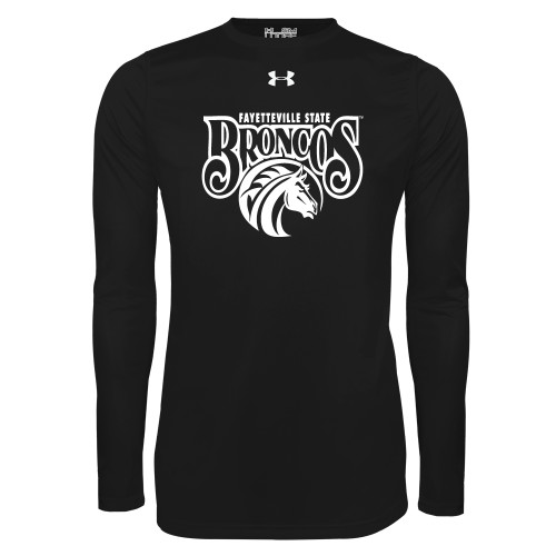  Under Armour Black Long Sleeve Tech Tee - Official Logo