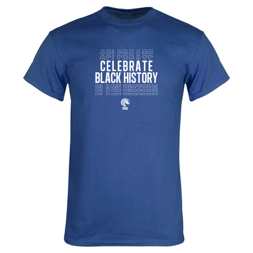 Royal T Shirt - Celebrate Black History Broncos