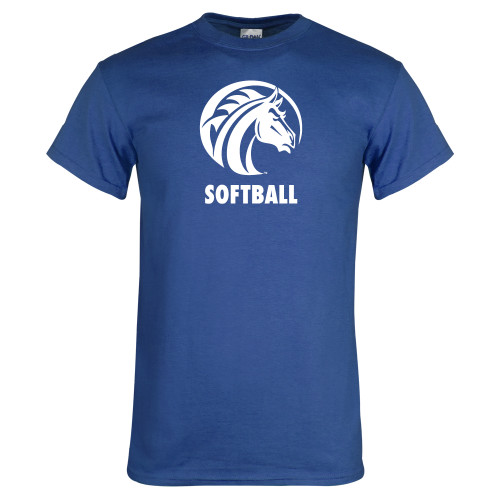  Royal T Shirt - Softball