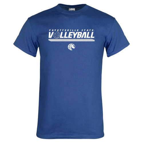  Royal T Shirt - Volleyball Design