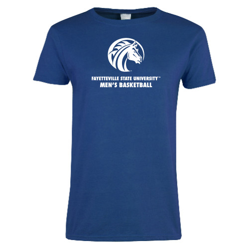  Womens Royal Short Sleeve Tee - FSU Mens Basketball