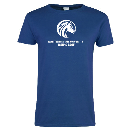  Womens Royal Short Sleeve Tee - FSU Mens Golf