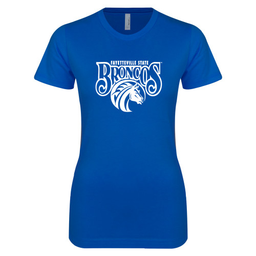  Next Level Womens Royal Boyfriend Tee - Official Logo