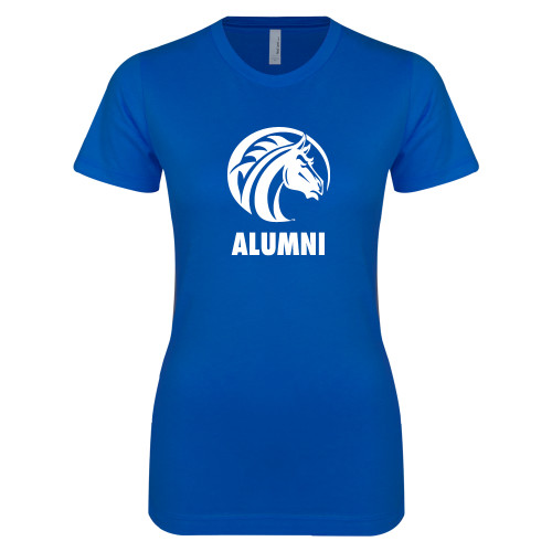  Next Level Womens Royal Boyfriend Tee - Alumni