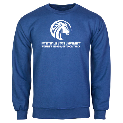 Royal Fleece Crew - FSU Womens Indoor Outdoor Track