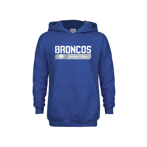  Youth Royal Fleece Hoodie - Basketball Design