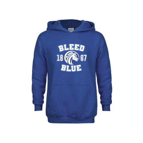  Youth Royal Fleece Hoodie - Bleed Blue 1867