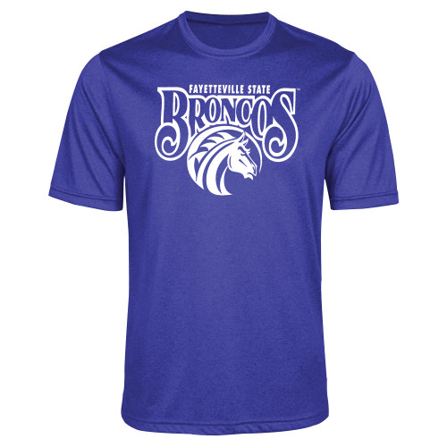  Royal Heather Performance Contender Tee - Official Logo