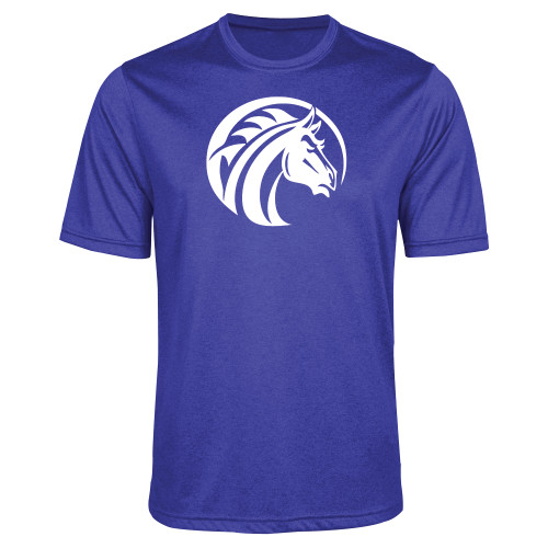  Royal Heather Performance Contender Tee - Bronco
