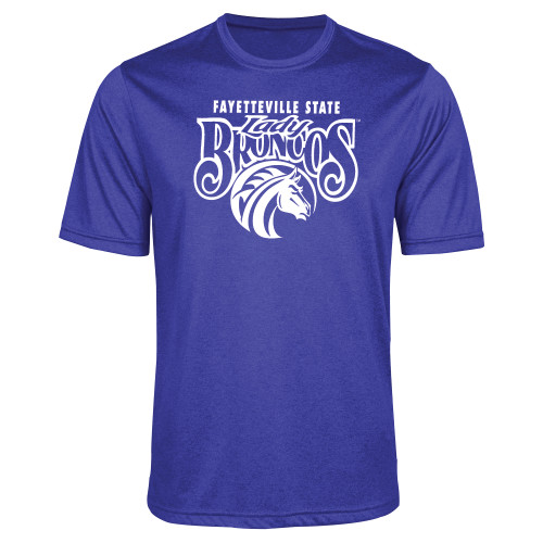  Royal Heather Performance Contender Tee - Lady Broncos