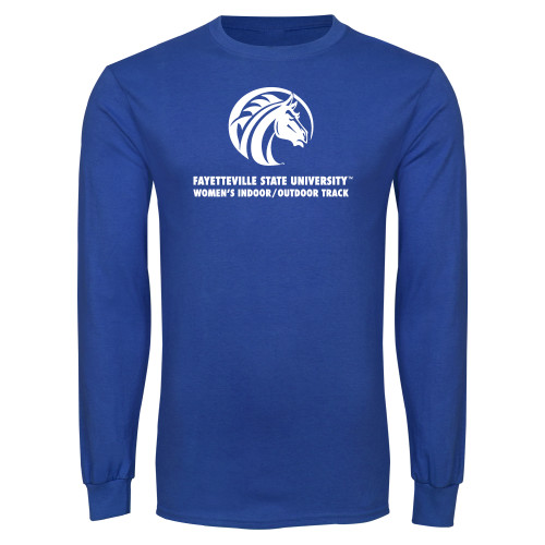  Royal Long Sleeve T Shirt - FSU Womens Indoor Outdoor Track