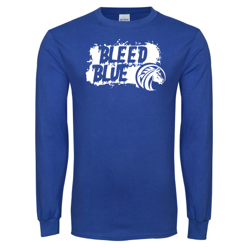  Royal Long Sleeve T Shirt - Bleed Blue