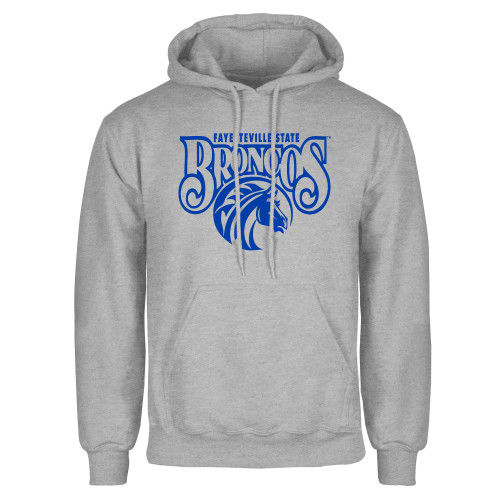  Grey Fleece Hoodie - Official Logo
