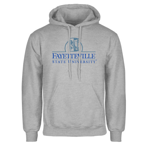  Grey Fleece Hoodie - Fayetteville State University Logo