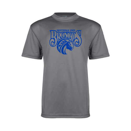 Main Image for  Youth Performance Grey Concrete Tee