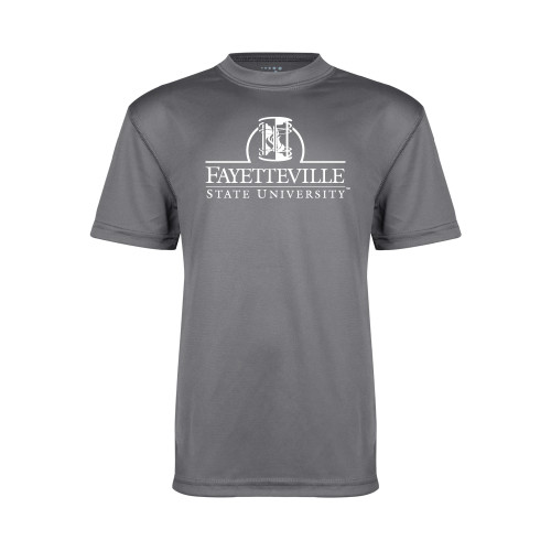 Main Image for  Youth Performance Grey Concrete Tee