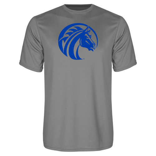  Grey Concrete Performance Tee - Bronco