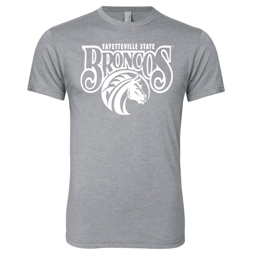  Next Level Heather Grey Triblend Tee - Official Logo