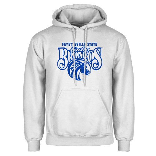  White Fleece Hoodie - Lady Broncos