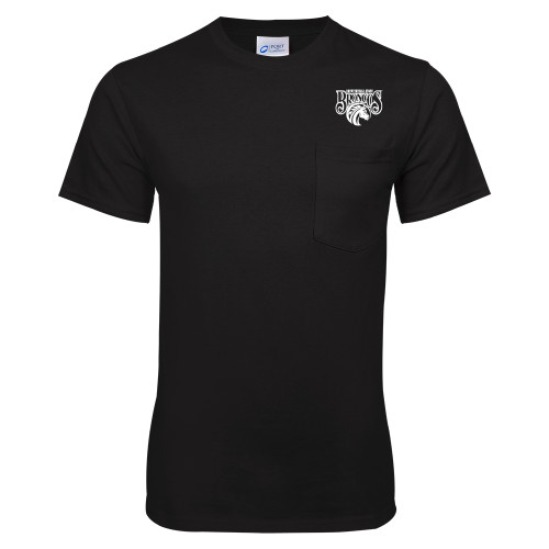  Black T Shirt w/Pocket - Official Logo