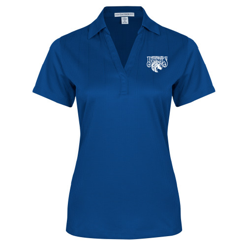  Womens Royal Performance Fine Jacquard Polo - Official Logo