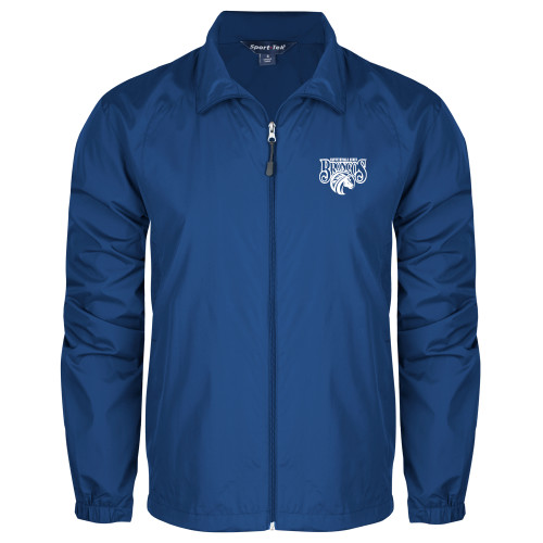  Royal Full Zip Wind Jacket - Official Logo