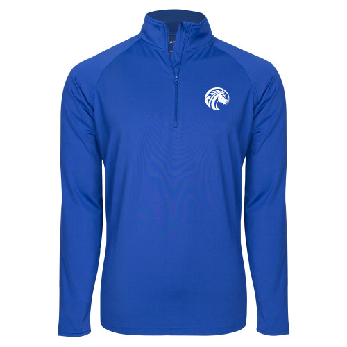  Sport Tek Royal Sport Wick Stretch 1/2 Zip Pullover - Bronco