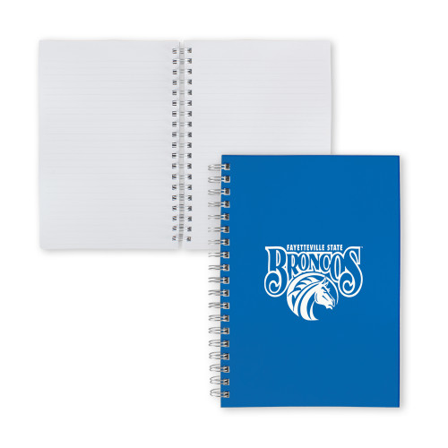  Clear 7 x 10 Spiral Journal Notebook - Official Logo
