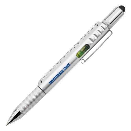  6 in 1 Silver Ballpoint Pen - Fayetteville State