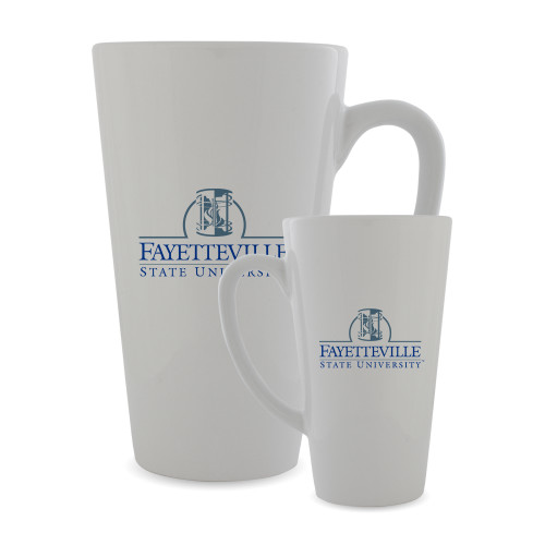  Full Color Latte Mug 17oz - Fayetteville State University Logo