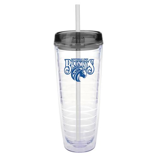  Tritan Double Wall Tumbler w/Charcoal Top 26oz - Official Logo