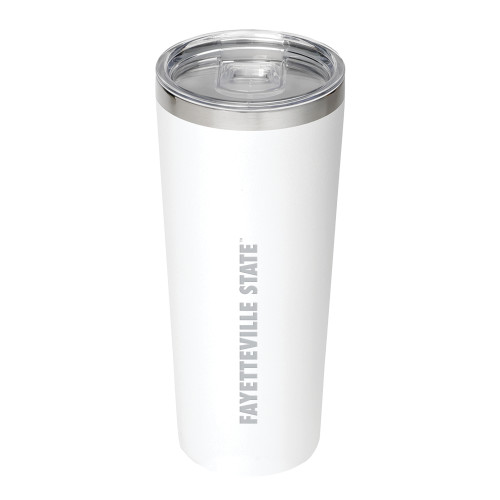  Thor Vacuum Insulated White Tumbler 22oz - Fayetteville State Engraved