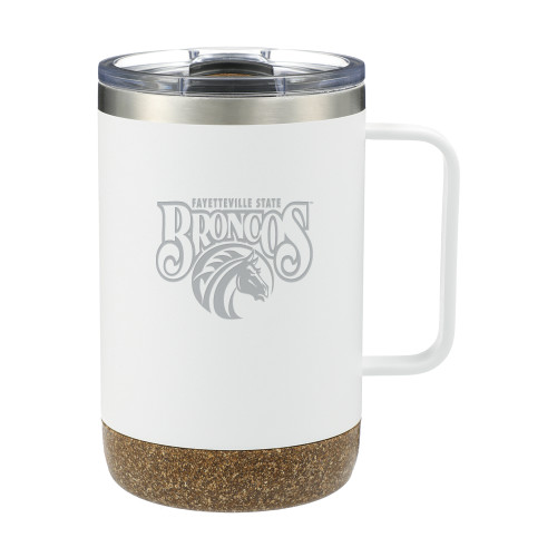  Valhalla Vacuum Insulated Camp White Mug 14oz - Official Logo Engraved